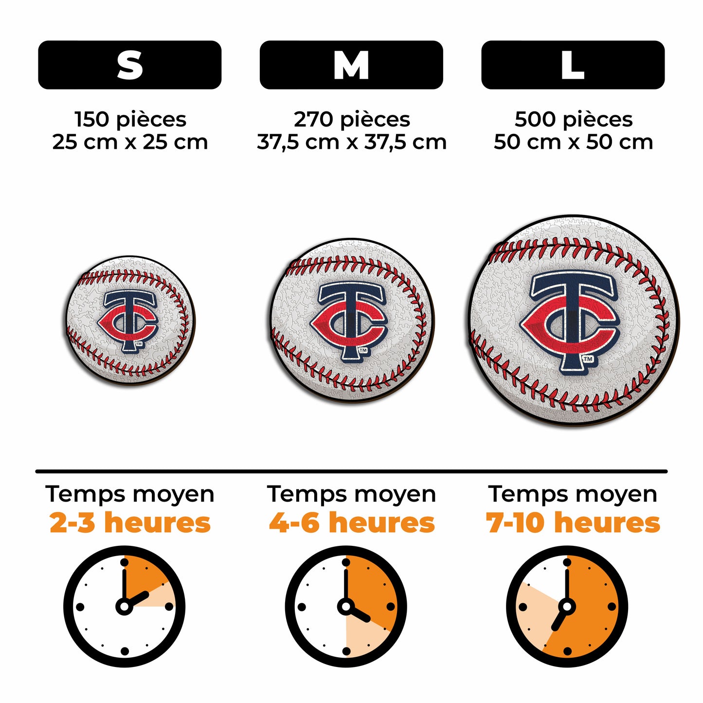Minnesota Twins™ - Puzzle en Bois