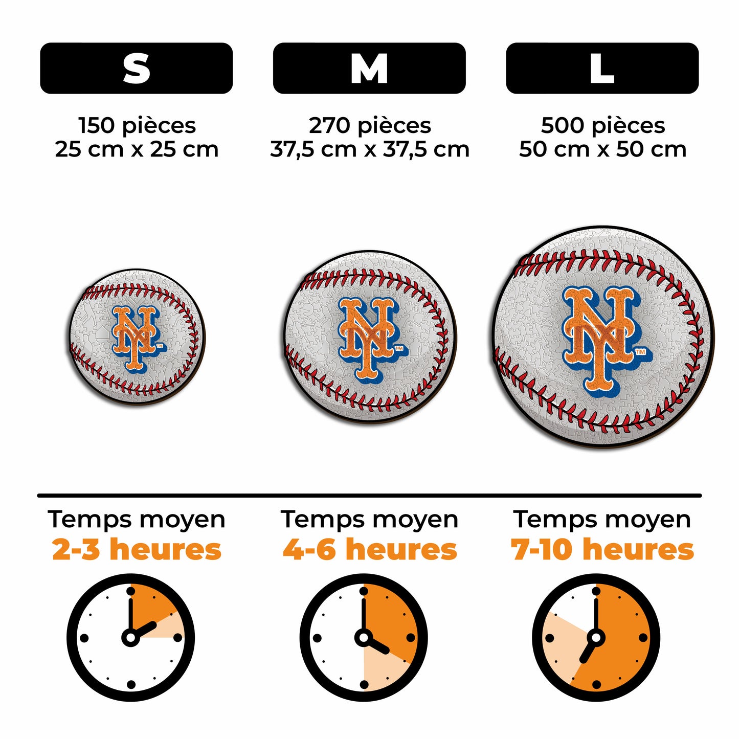 New York Mets™ - Puzzle en Bois