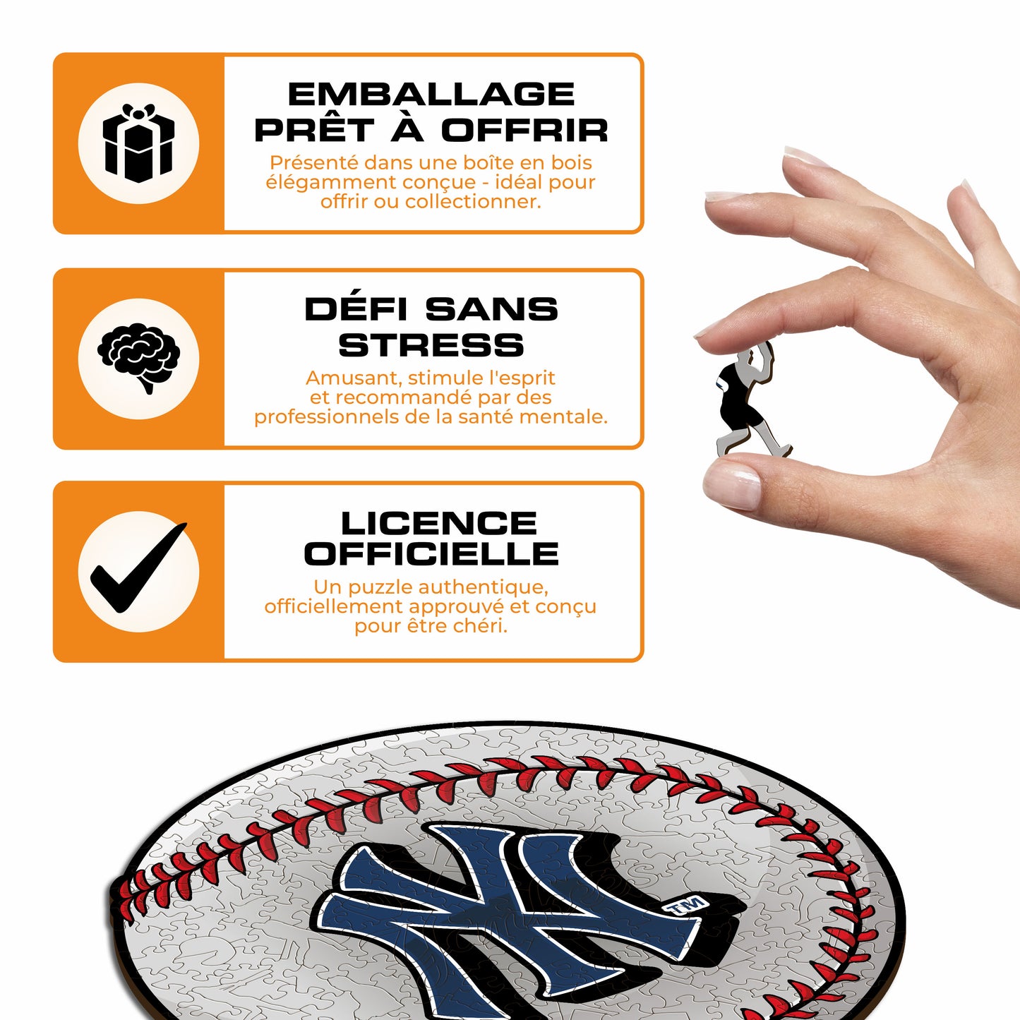 New York Yankees™ - Puzzle en Bois