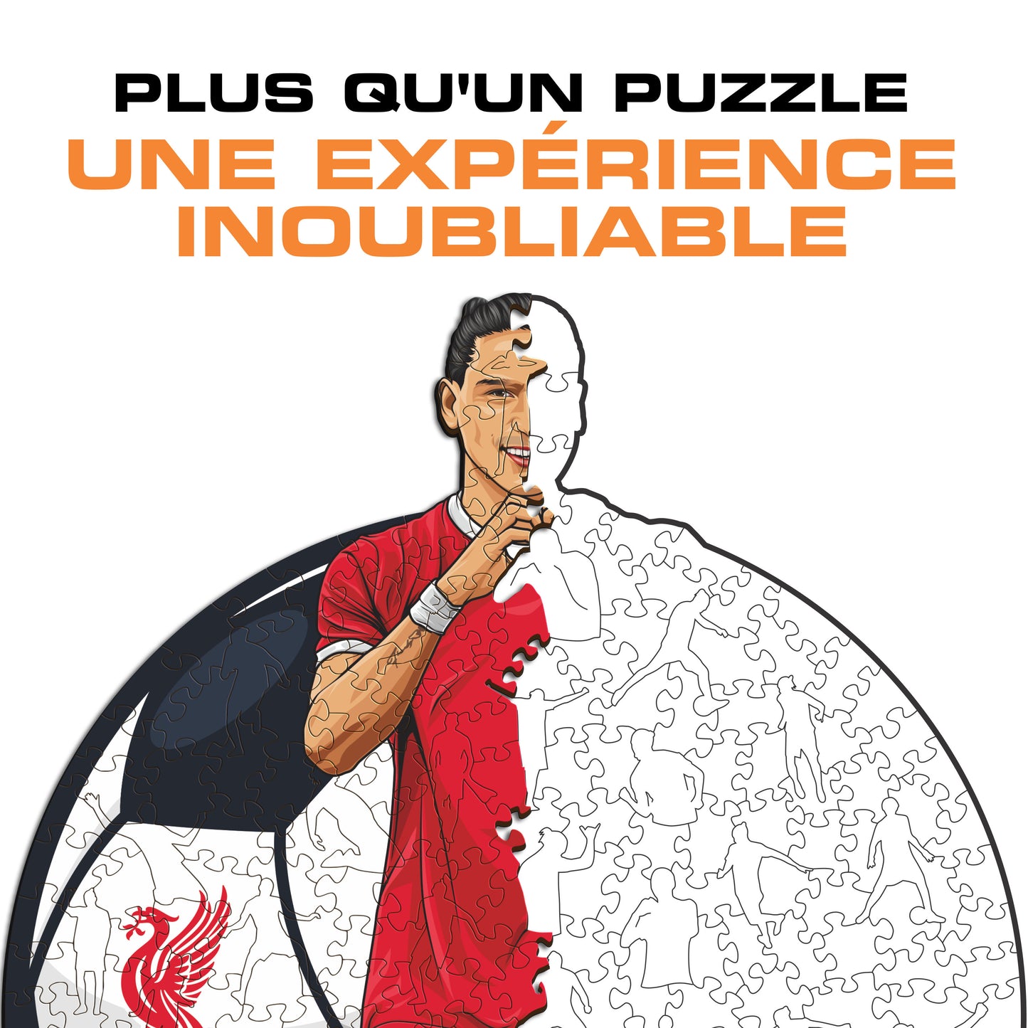 Darwin Nuñez - Puzzle en Bois