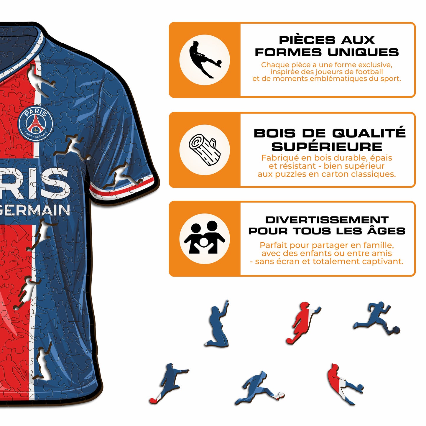 Maillot Paris Saint-Germain® - Puzzle en Bois