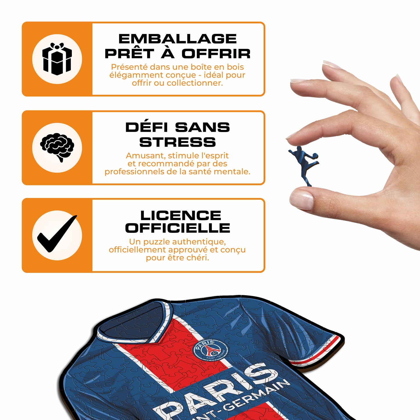 Maillot Paris Saint-Germain® - Puzzle en Bois
