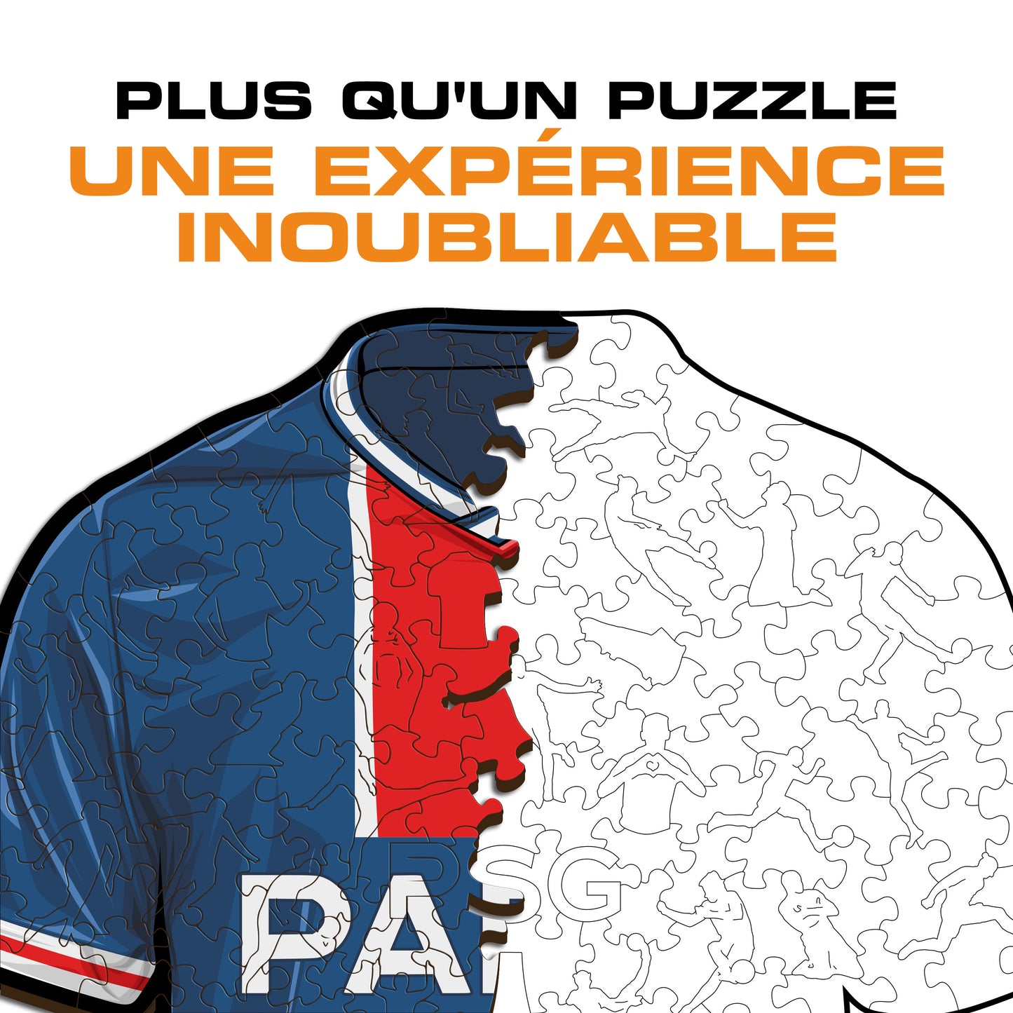 Maillot Paris Saint-Germain® - Puzzle en Bois