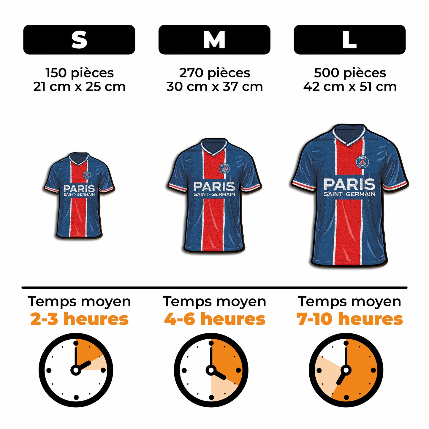 Maillot Paris Saint-Germain® - Puzzle en Bois