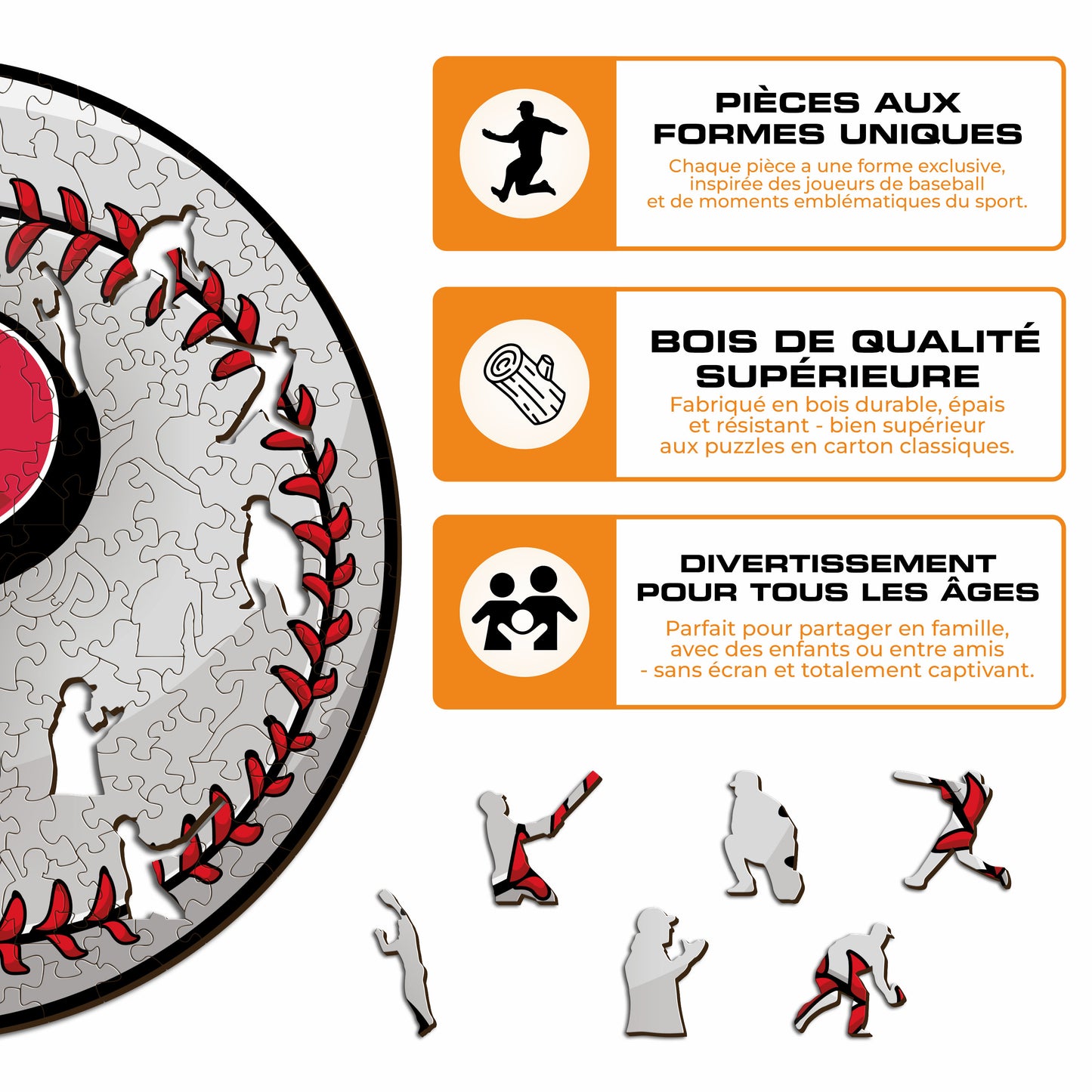 Philadelphia Phillies™ - Puzzle en Bois