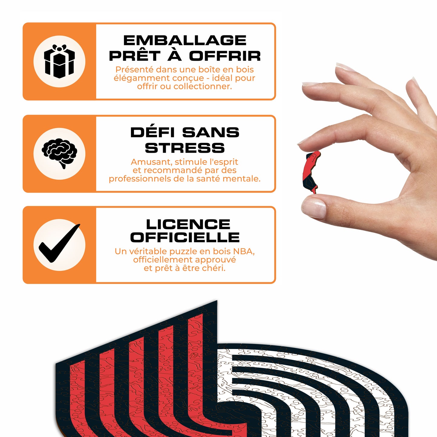 Portland Trail Blazers™ - Puzzle en Bois