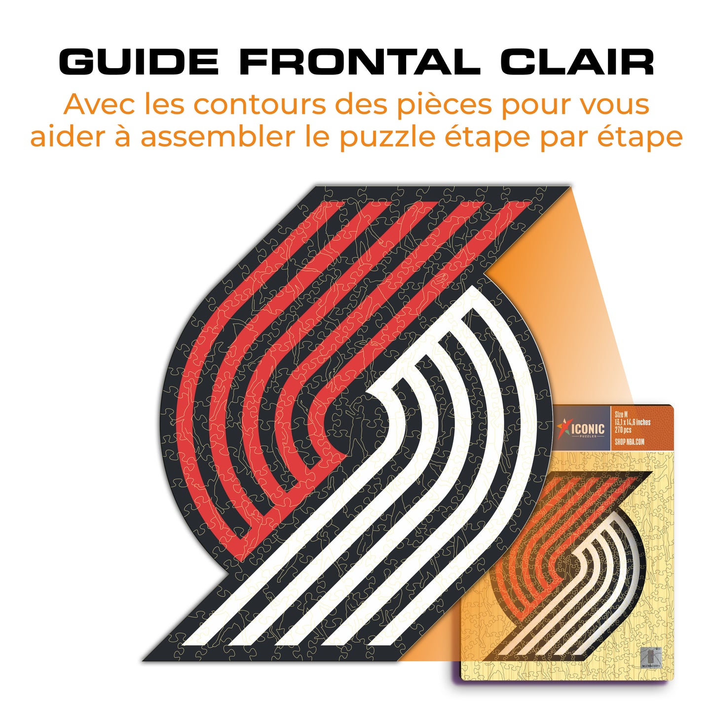 Portland Trail Blazers™ - Puzzle en Bois