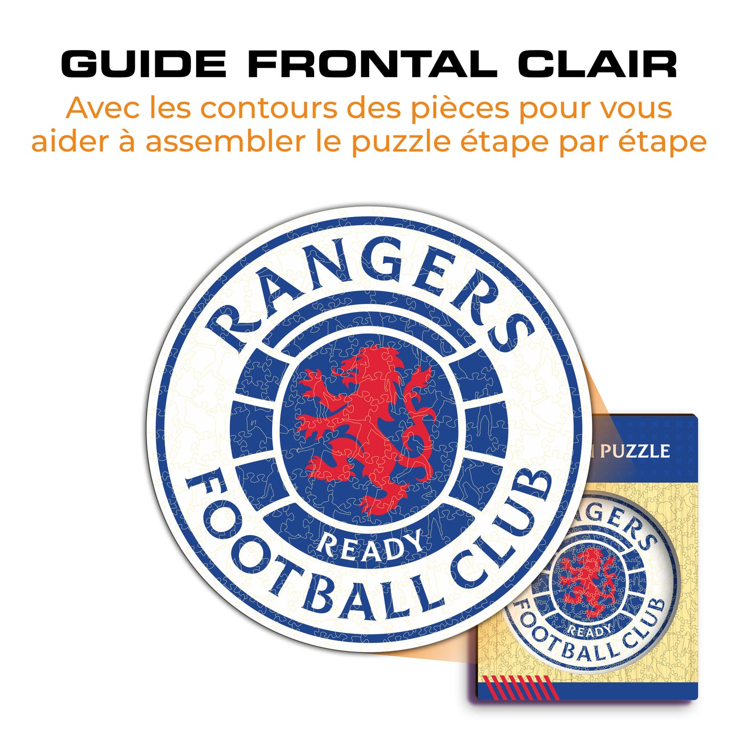 Logo Rangers FC® - Puzzle en Bois