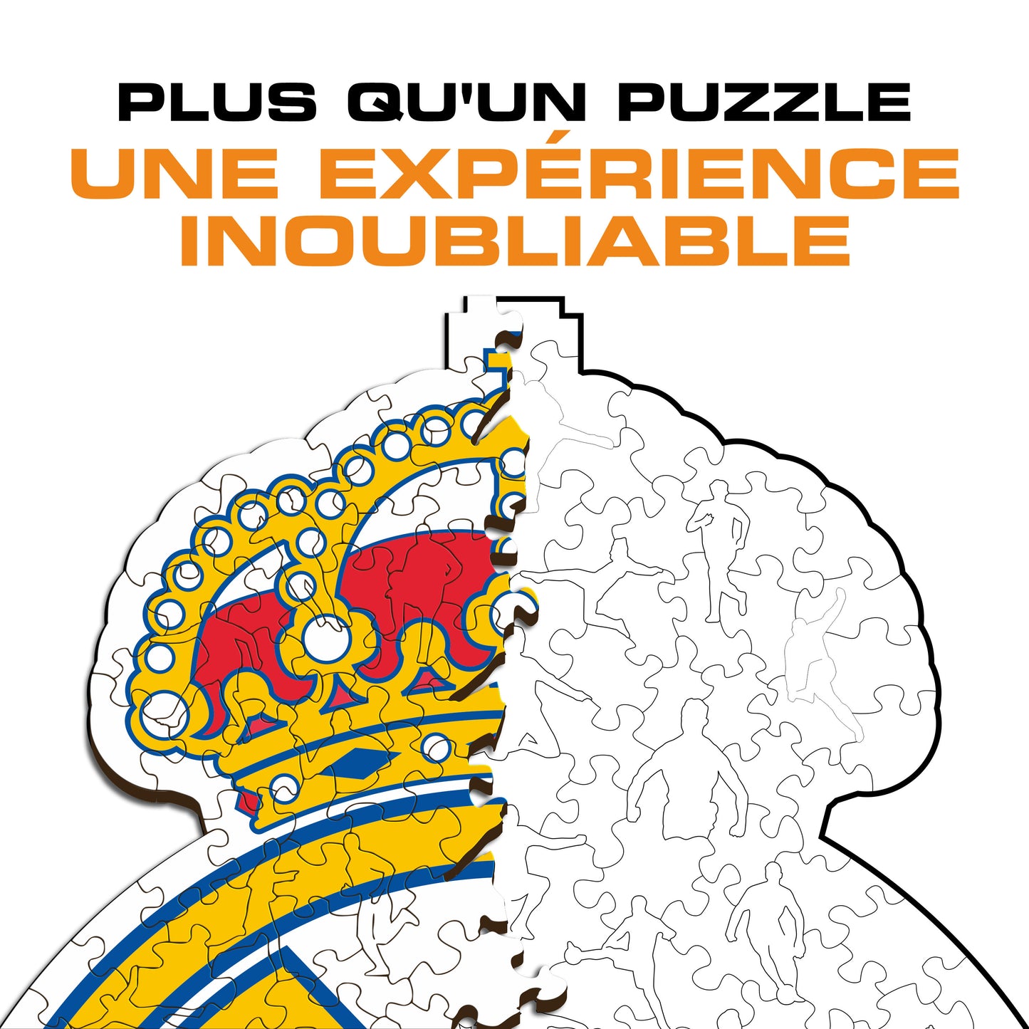 Logo Real Madrid CF® - Puzzle en Bois