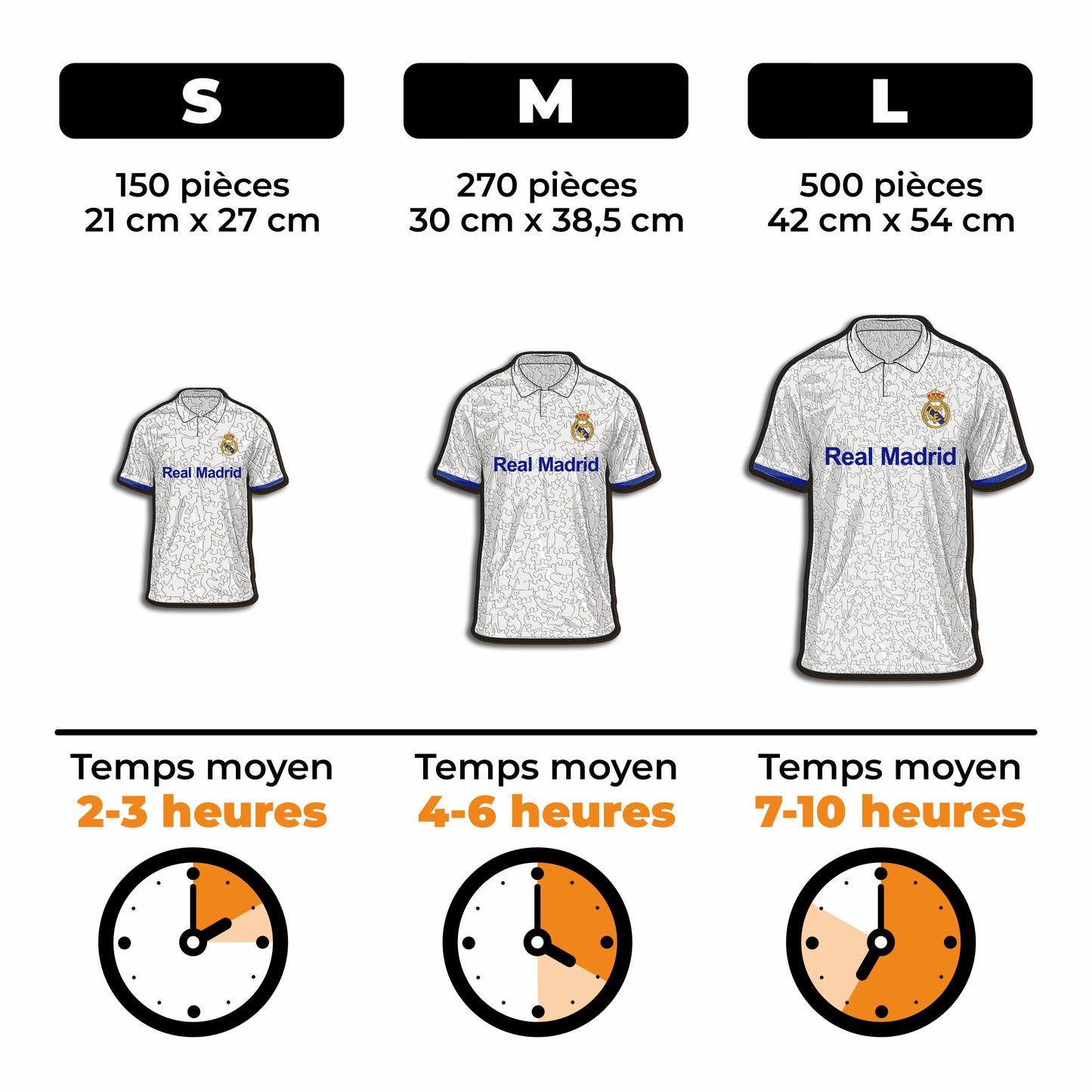 Maillot Real Madrid CF® - Puzzle en Bois