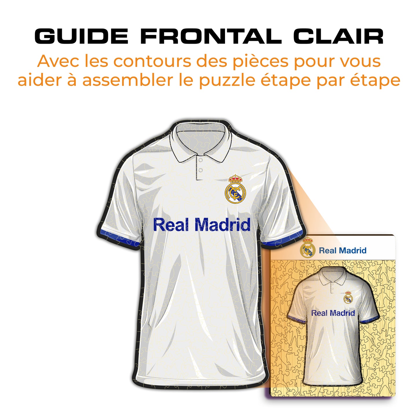 Maillot Real Madrid CF® - Puzzle en Bois