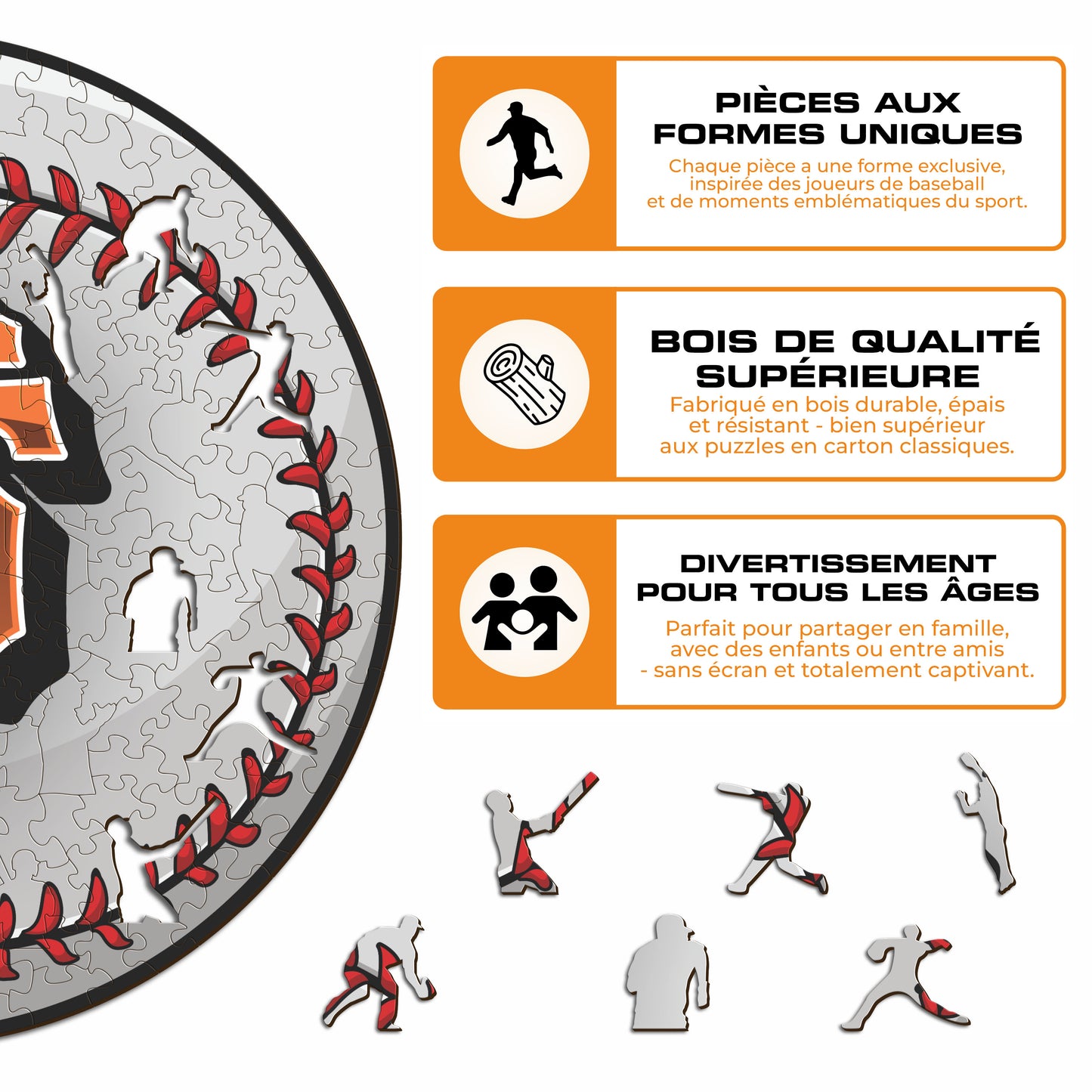 San Francisco Giants™ - Puzzle en Bois