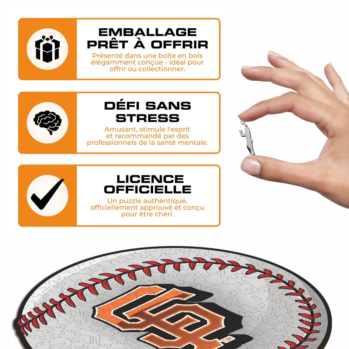 San Francisco Giants™ - Puzzle en Bois