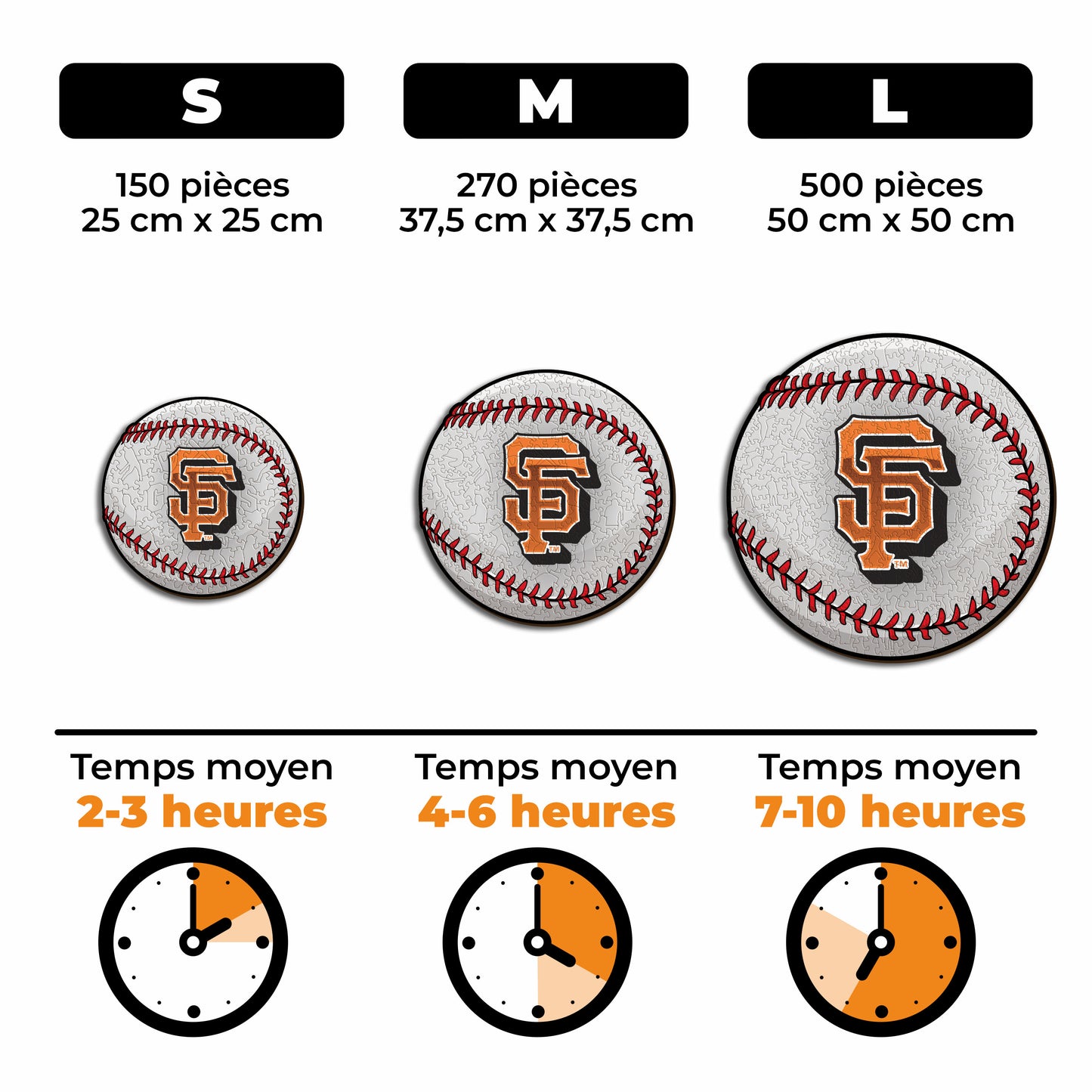 San Francisco Giants™ - Puzzle en Bois