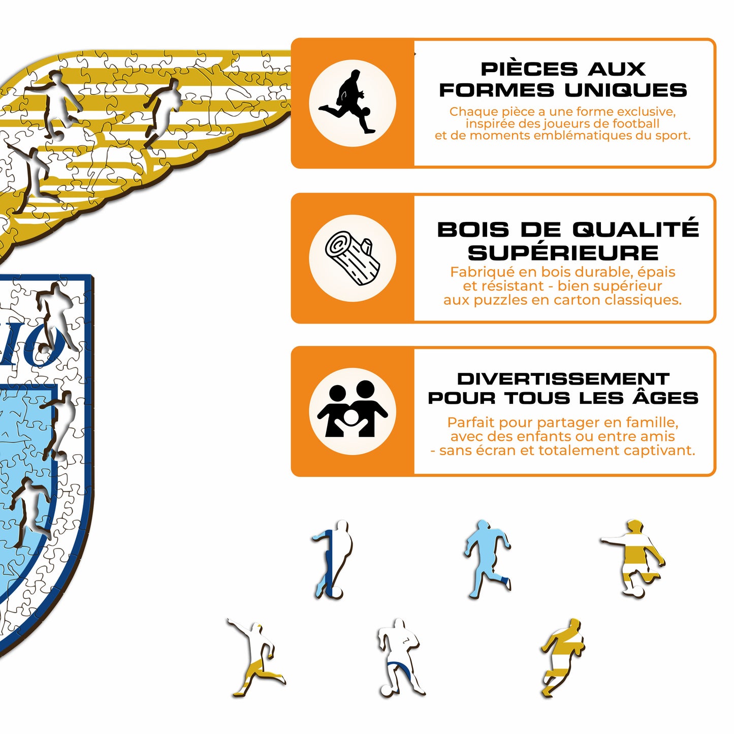 Logo SS Lazio® - Puzzle en Bois