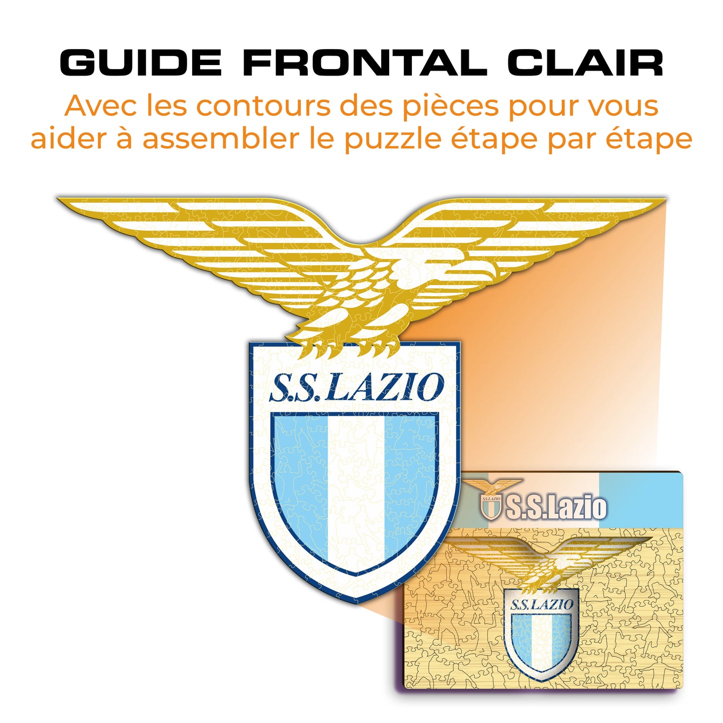 Logo SS Lazio® - Puzzle en Bois