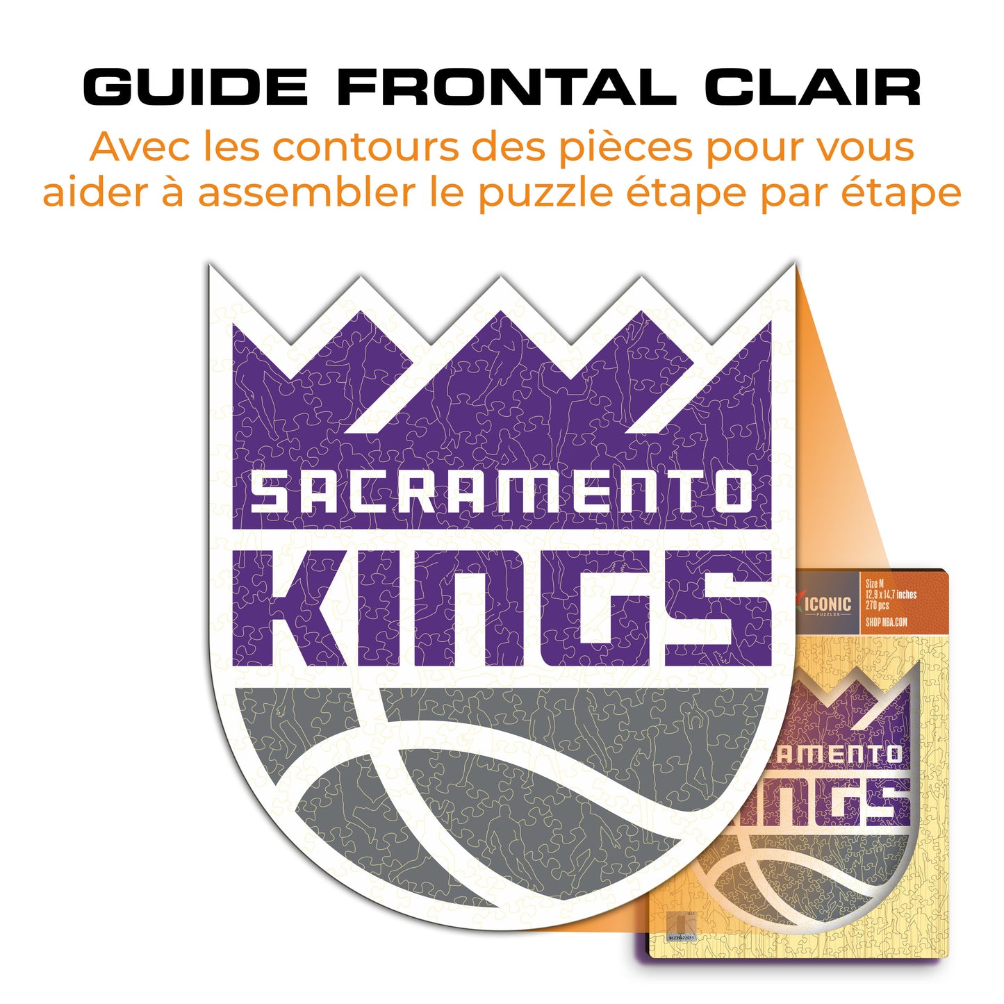 Sacramento Kings™ - Puzzle en Bois