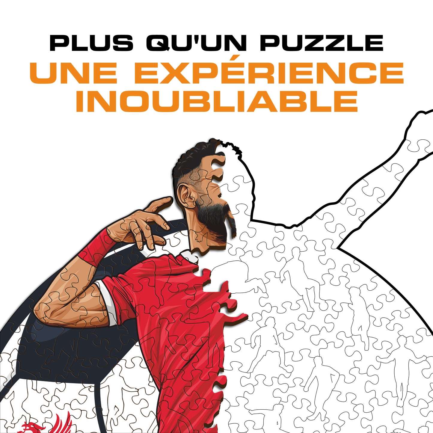 Mohamed Salah - Puzzle en Bois