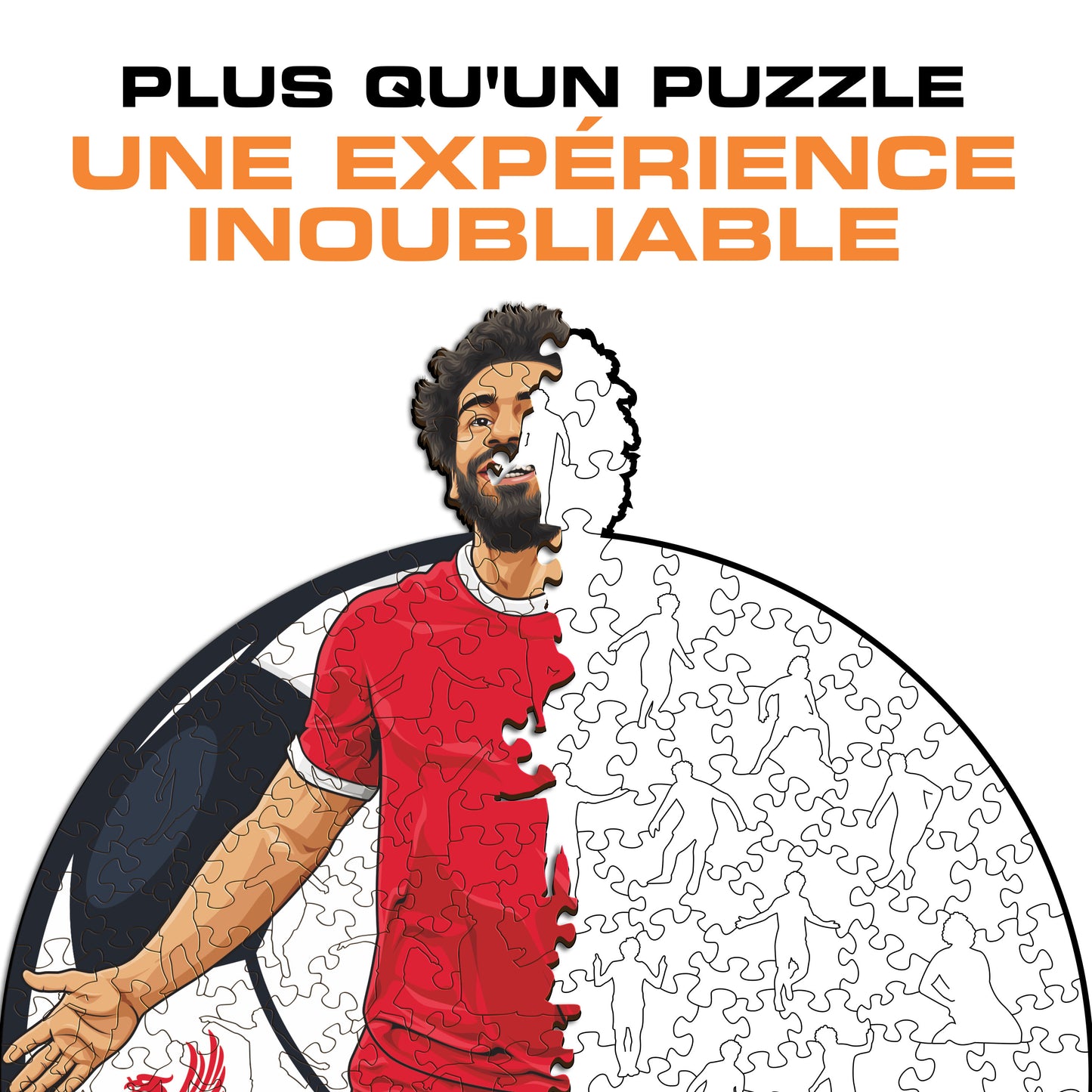 Mohamed Salah - Puzzle en Bois