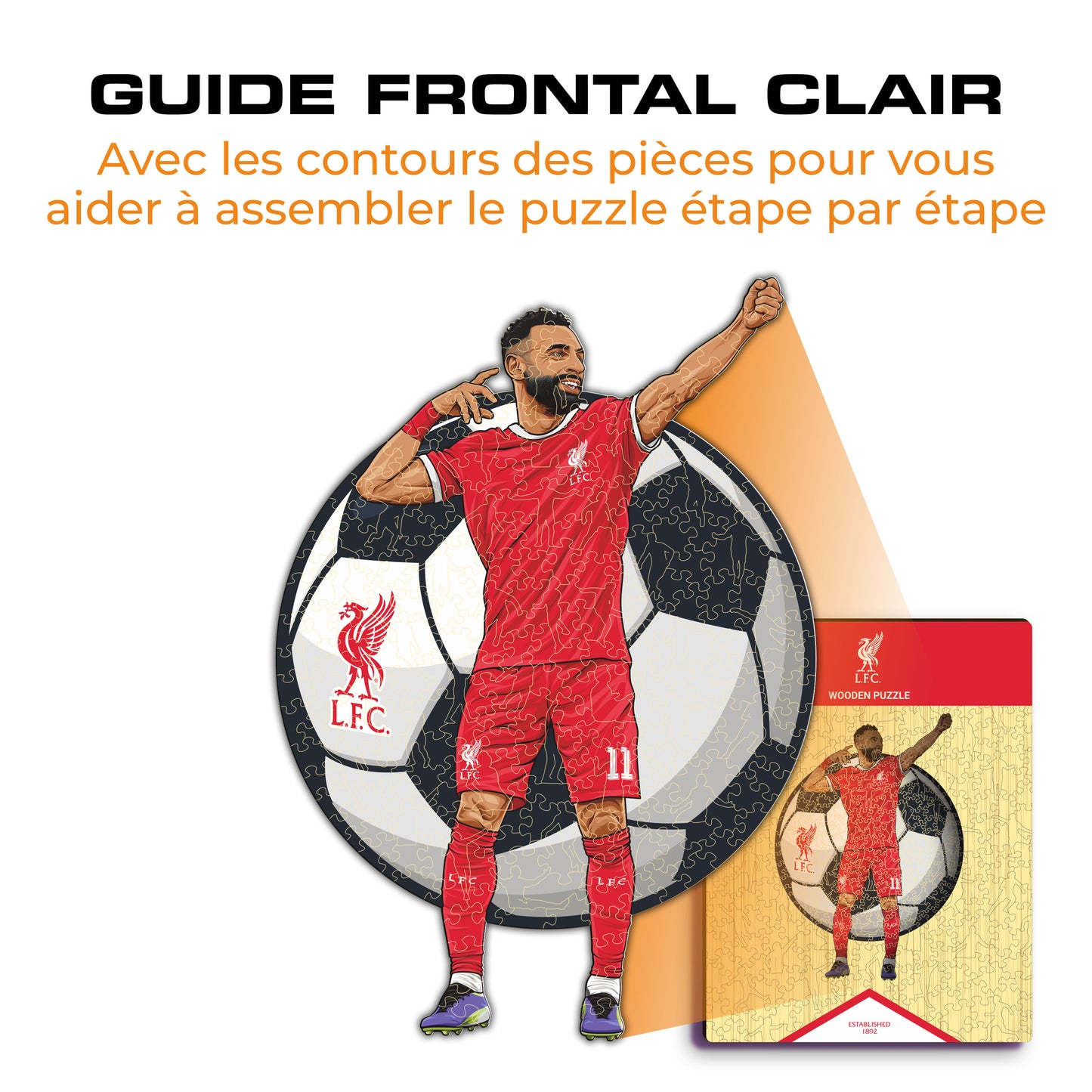 Mohamed Salah - Puzzle en Bois