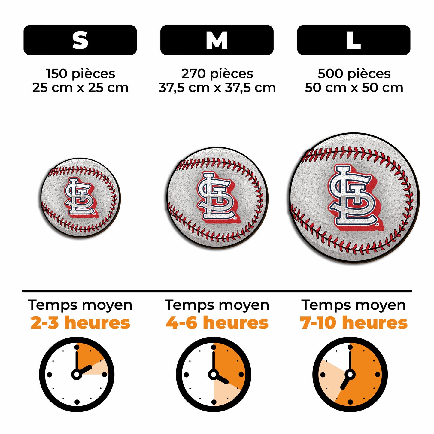 St. Louis Cardinals™ - Puzzle en Bois
