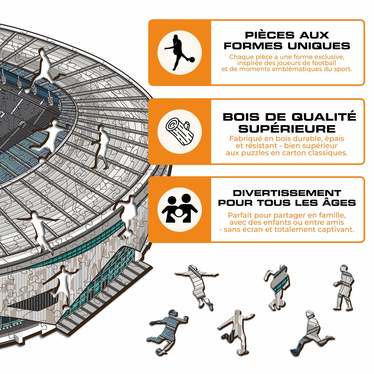 Stadium Tottenham Hotspur FC® - Puzzle en Bois