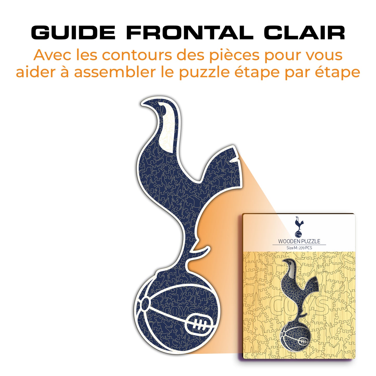 Logo Tottenham Hotspur FC® - Puzzle en Bois