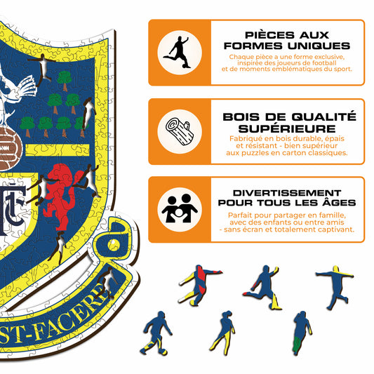 Retro Logo Tottenham Hotspur FC® - Puzzle en Bois