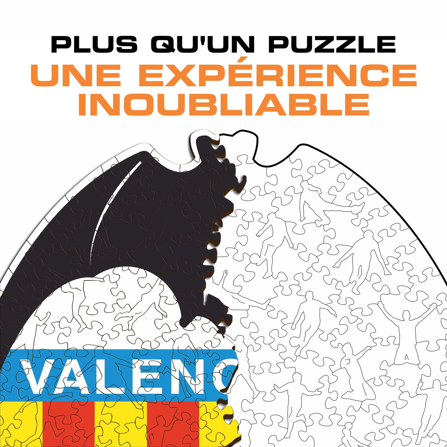 Logo Valencia CF® - Puzzle en Bois