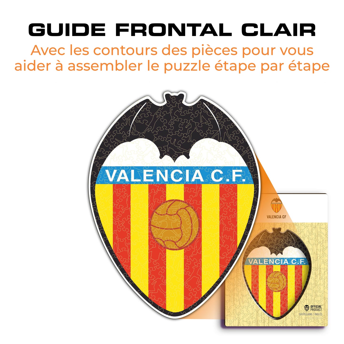 Logo Valencia CF® - Puzzle en Bois