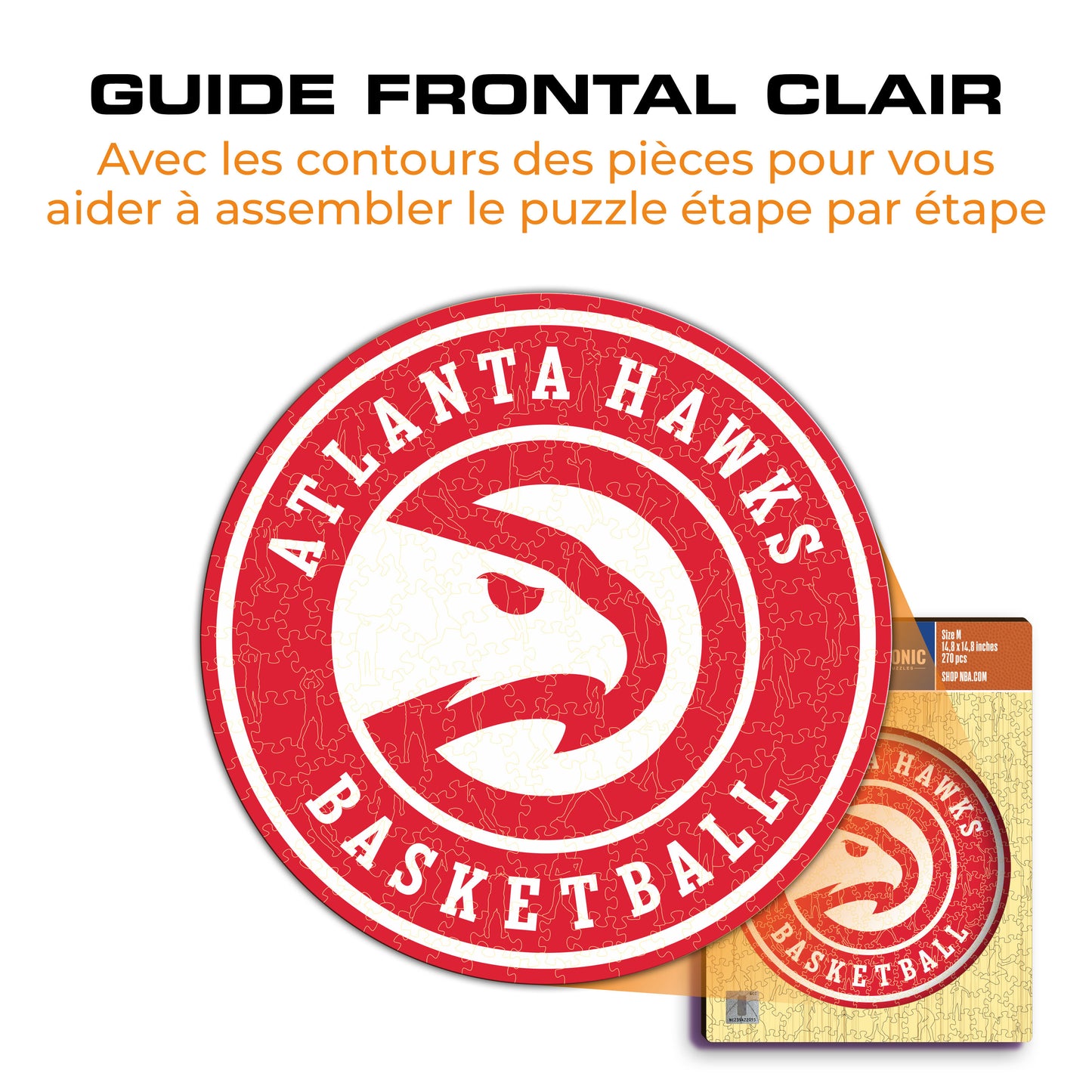 Atlanta Hawks™ - Puzzle en Bois