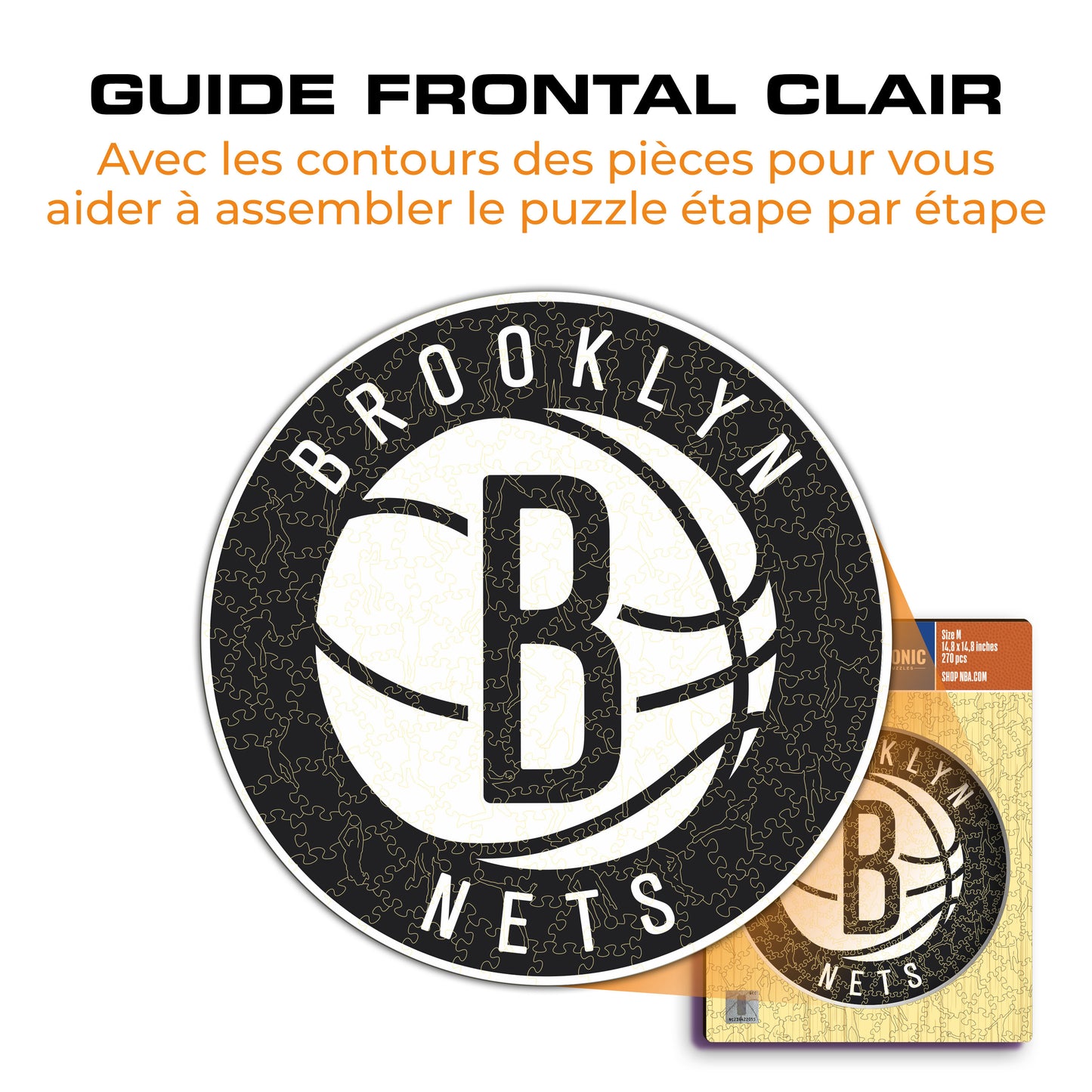 Brooklyn Nets™ - Puzzle en Bois