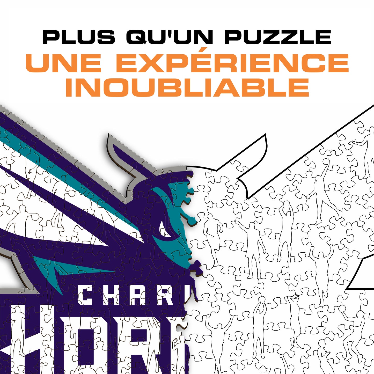 Charlotte Hornets™ - Puzzle en Bois