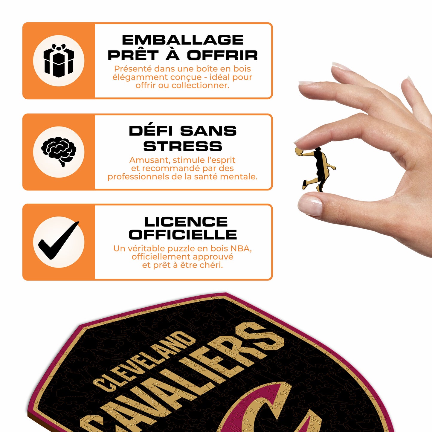 Cleveland Cavaliers™ - Puzzle en Bois