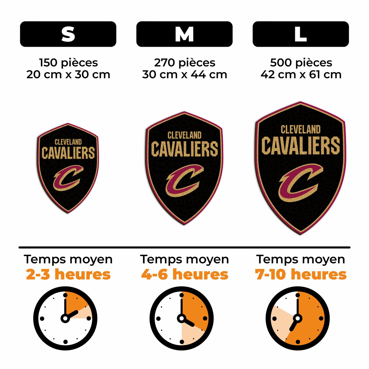 Cleveland Cavaliers™ - Puzzle en Bois