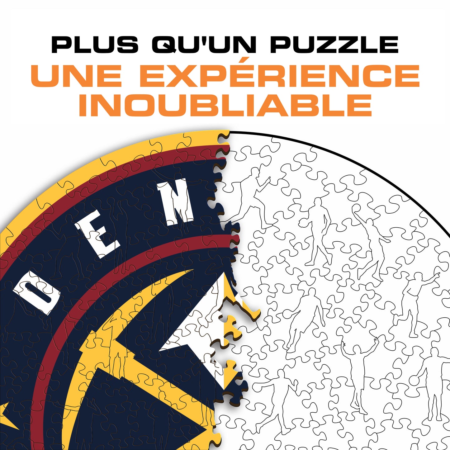 Denver Nuggets™ - Puzzle en Bois
