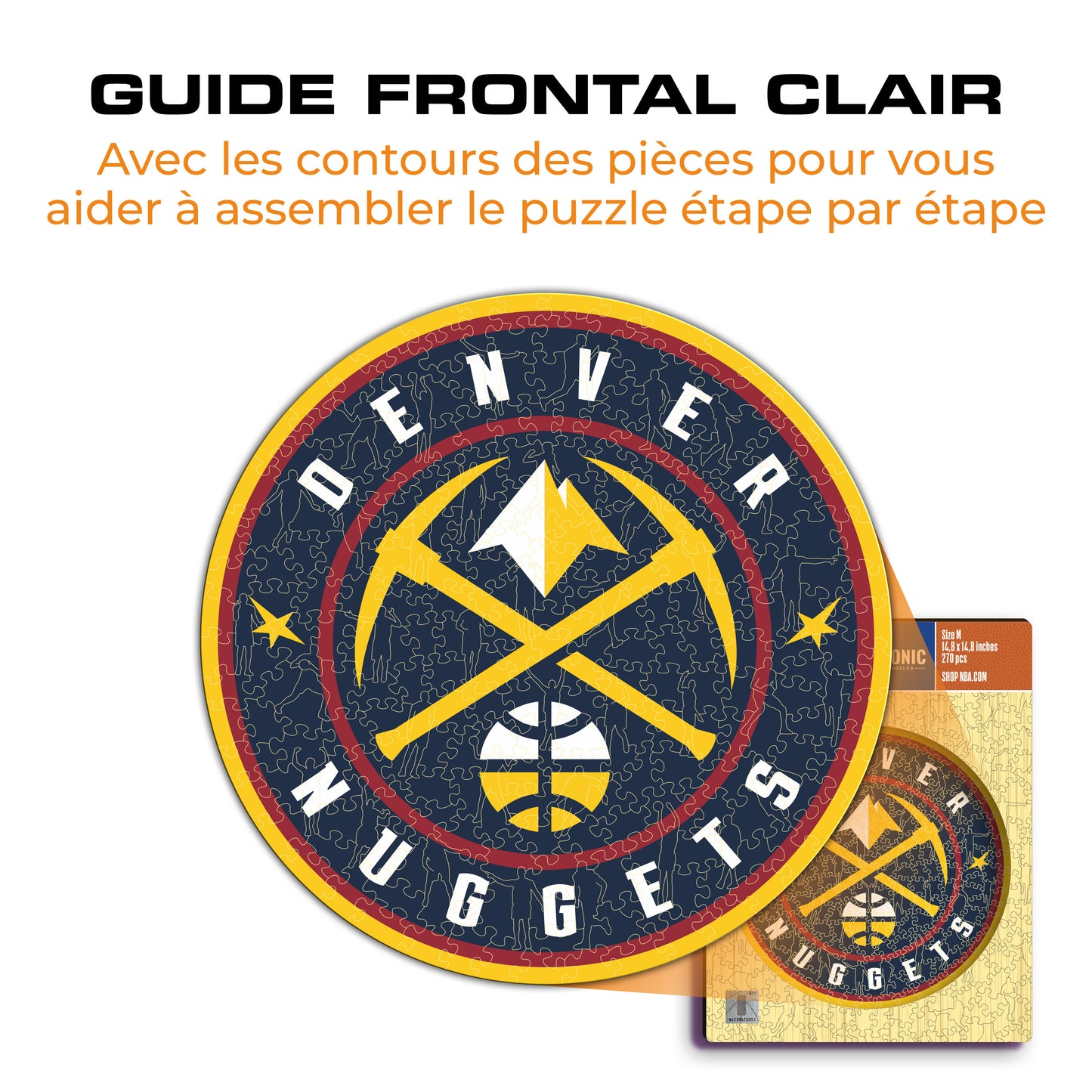 Denver Nuggets™ - Puzzle en Bois