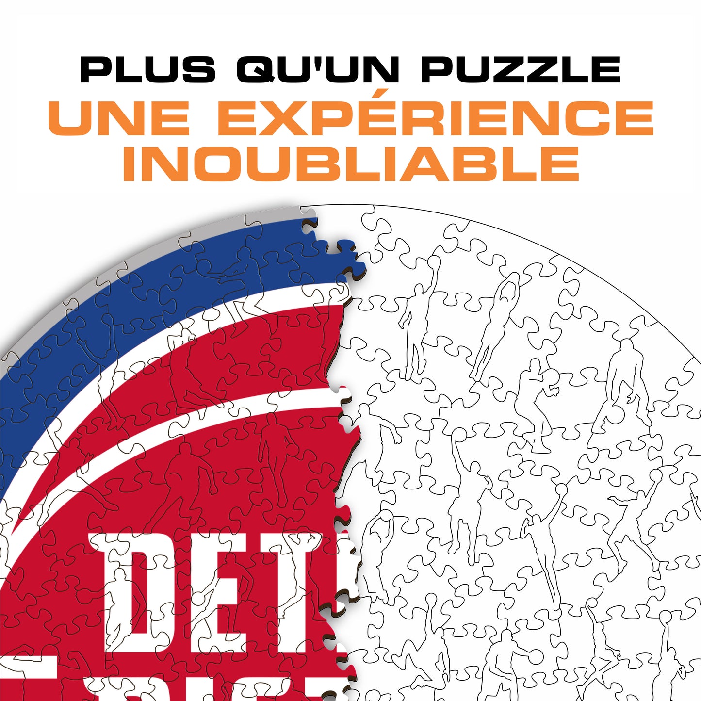 Detroit Pistons™ - Puzzle en Bois