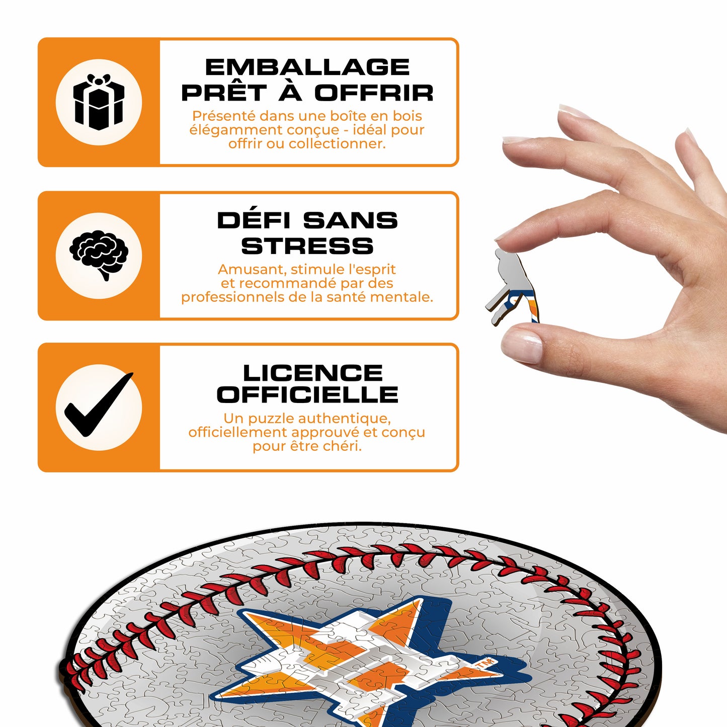 Houston Astros™ - Puzzle en Bois