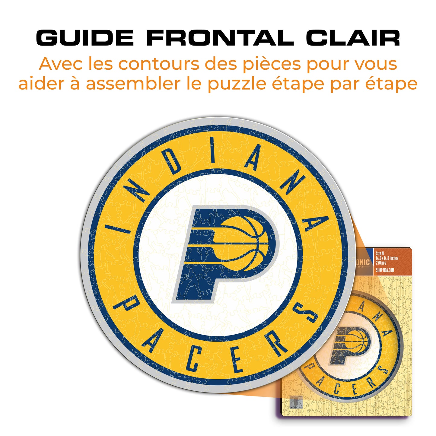 Indiana Pacers™ - Puzzle en Bois