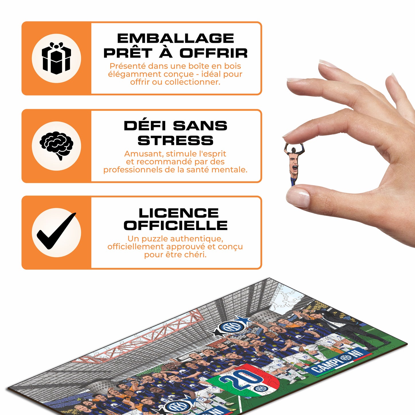 20° Scudetto FC Inter® - Puzzle Officiel en Bois