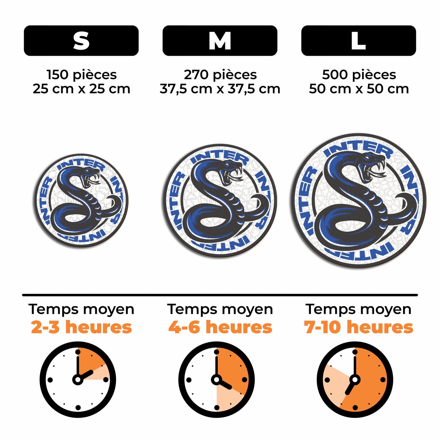 Serpent FC Inter® - Puzzle en Bois