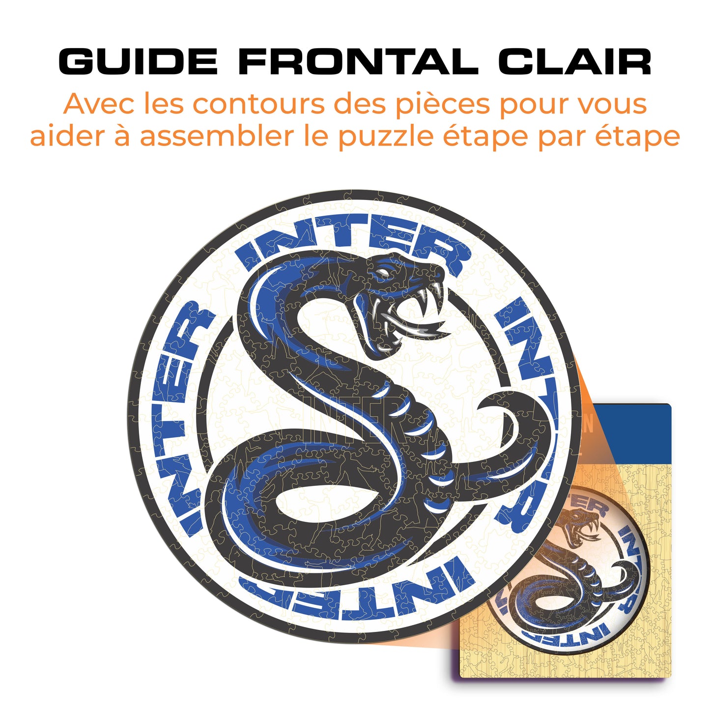 Serpent FC Inter® - Puzzle en Bois