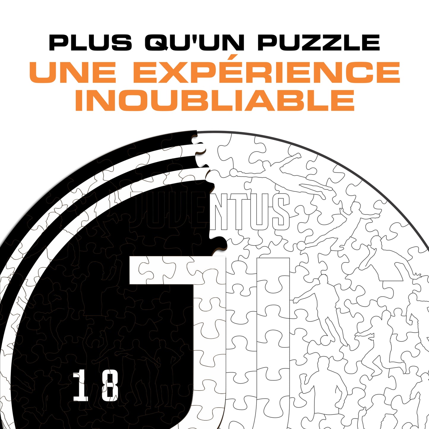 Logo Juventus FC® - Puzzle en Bois