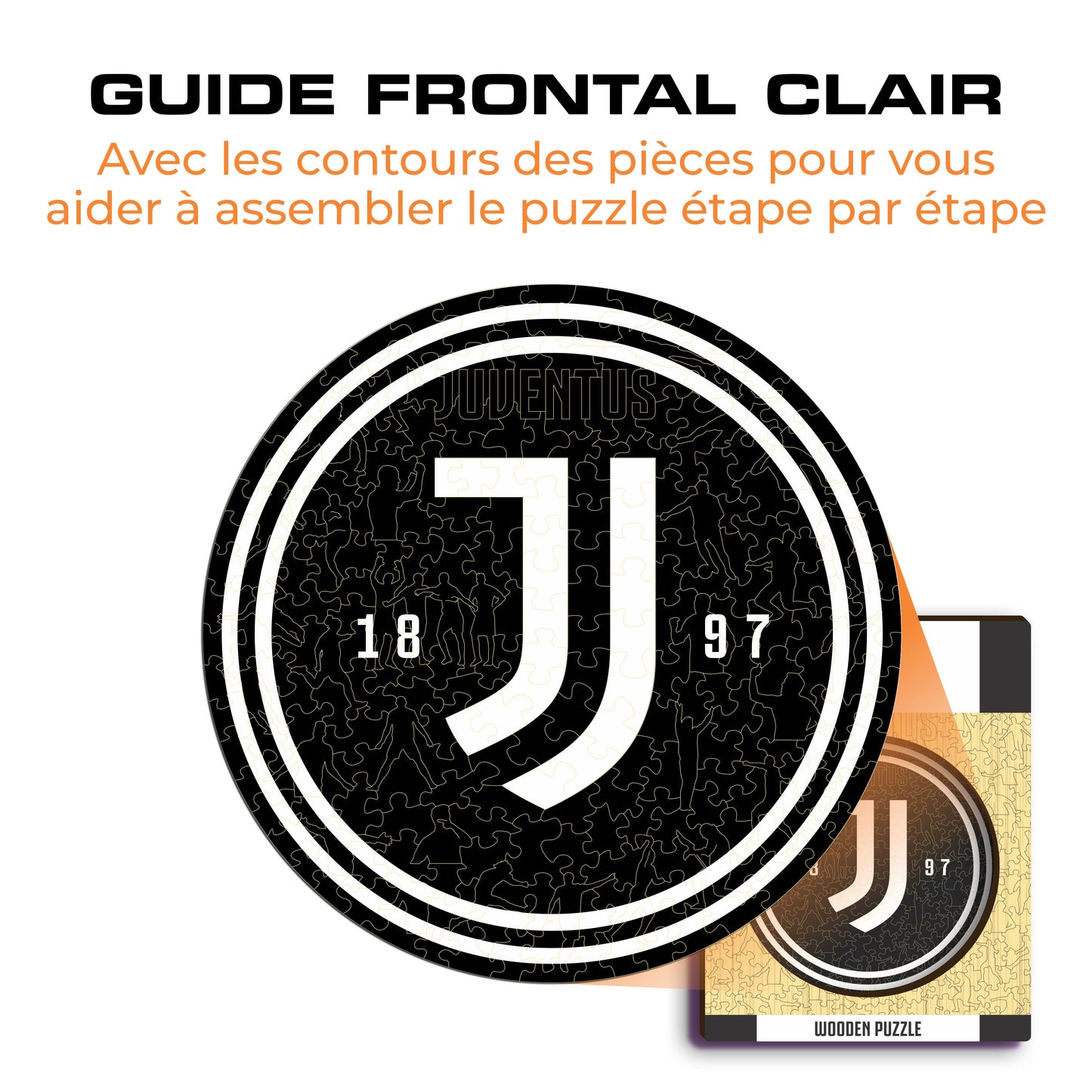 Logo Juventus FC® - Puzzle en Bois