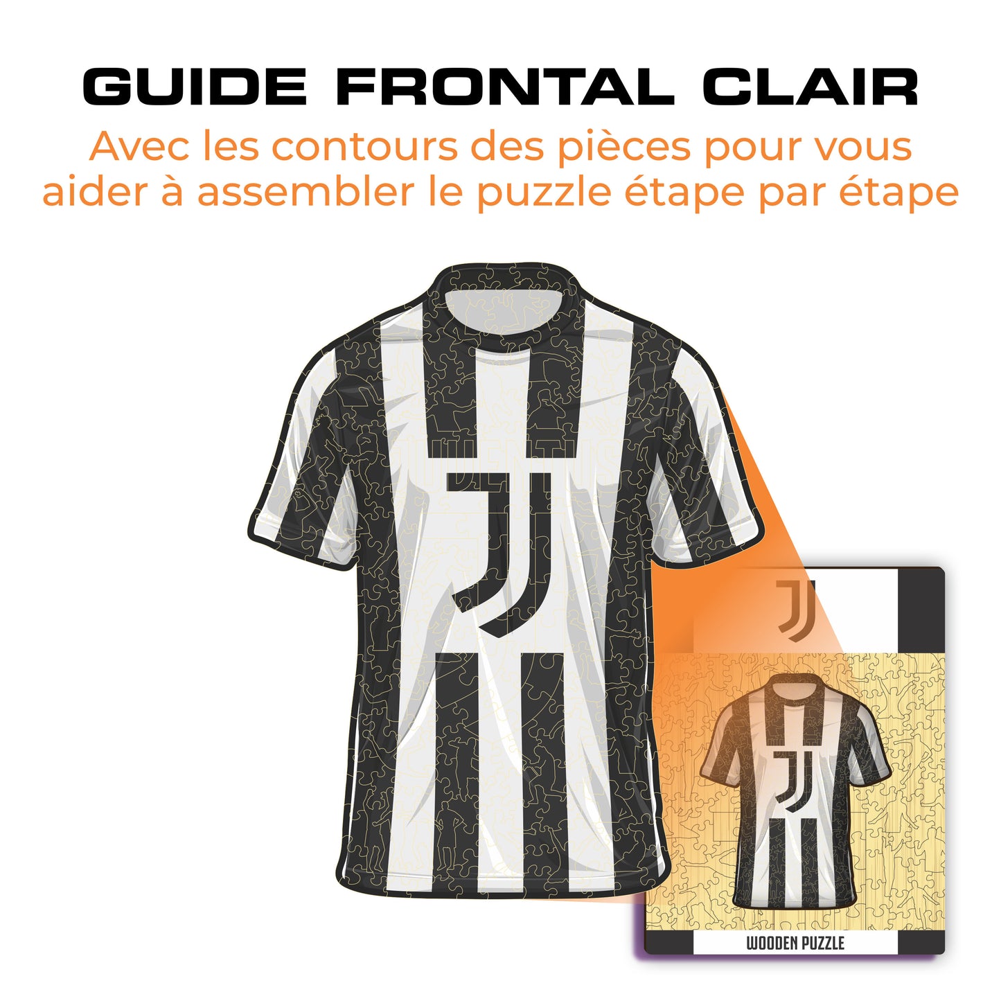 Maillot Juventus FC® - Puzzle en Bois