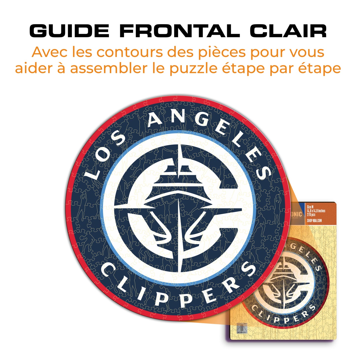 Los Angeles Clippers™ - Puzzle en Bois