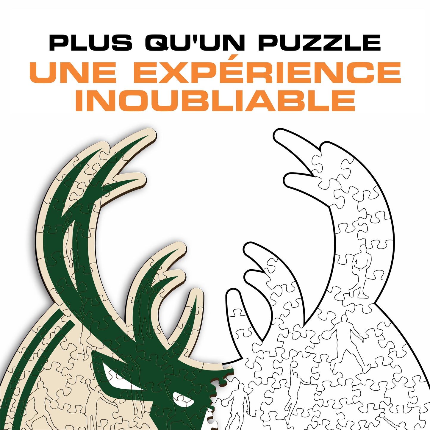 Milwaukee Bucks™ - Puzzle en Bois