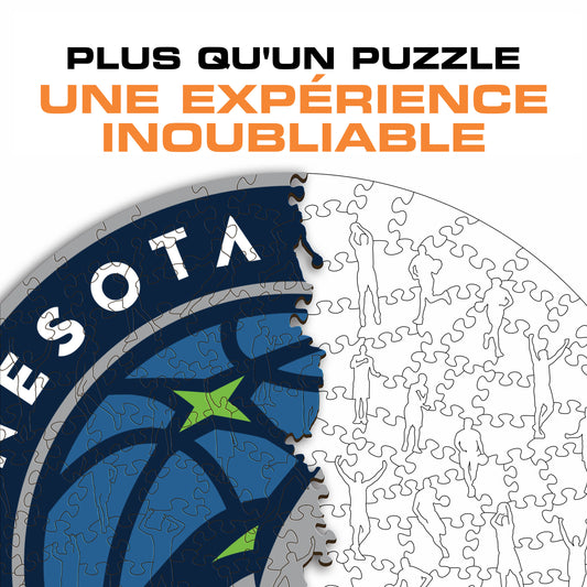 Minnesota Timberwolves™ - Puzzle en Bois