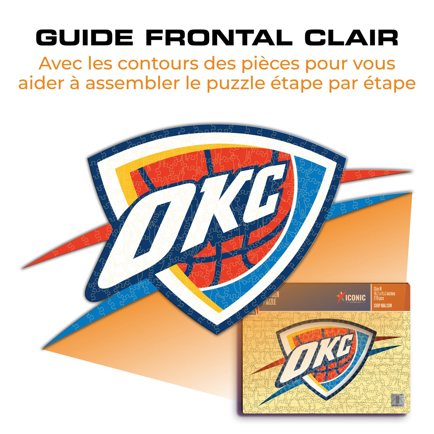 Oklahoma City Thunder™ - Puzzle en Bois